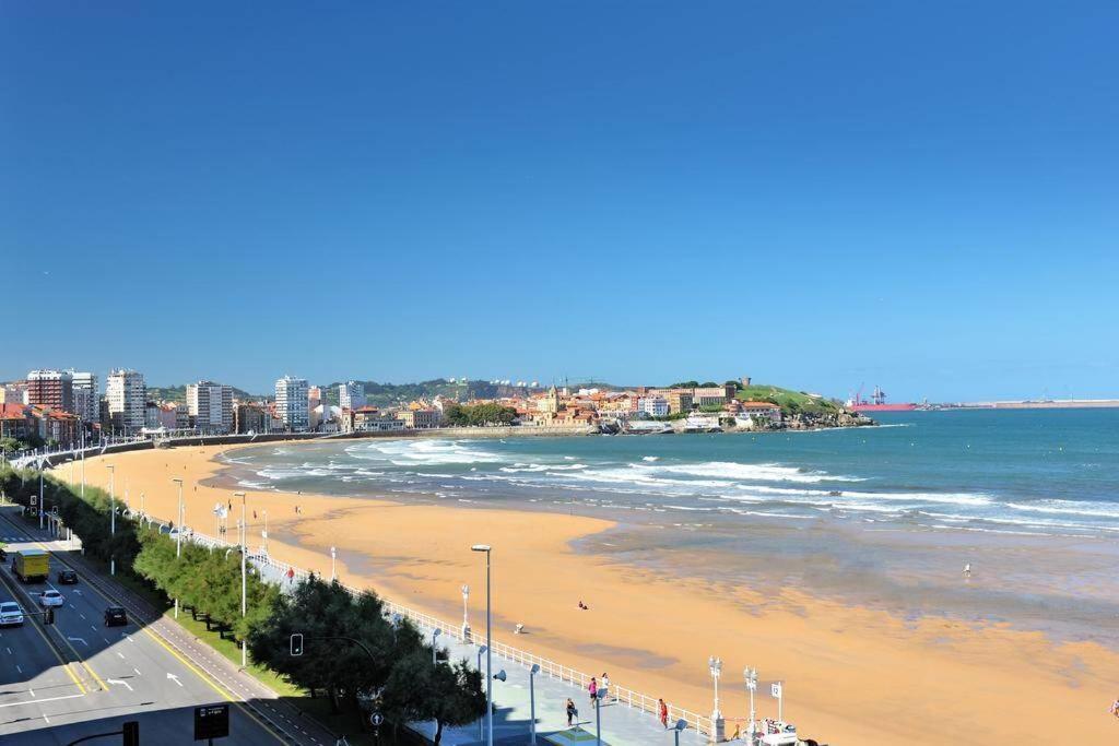 Apto Ramon Y Cajal,1- Centrico Y Cerca De Playa San Lorenzo-3Hab Garaje Opc Gijón Exteriör bild